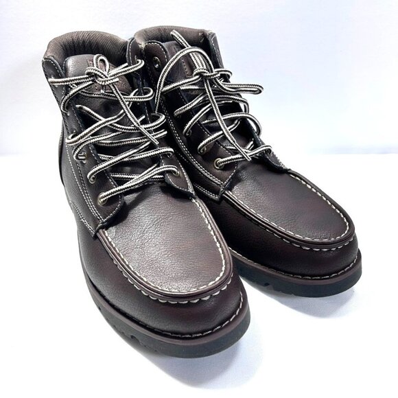 Levi's Men's Dean Boots Cushion Insole Rubber Outsole Brown US 9.5M - No Box - Picture 1 of 10